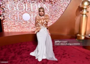 SOM-O Thanyarat graced the red carpet  at the 83rd Golden Globe Awards in Los Angeles.